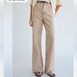 REFORMATION CARY HIGH RISE SLOUCHY WIDE LEG JEANS Sz:25 Orig:$178